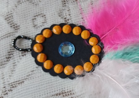 The completed pendant.