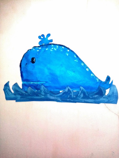 The finished whale.