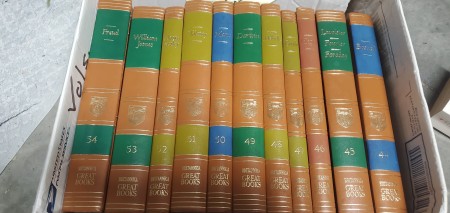 A collection of Britannica Great Works.