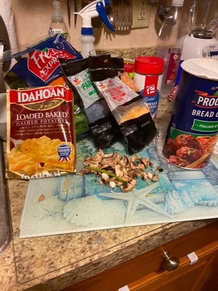 Ingredients for Rolled Stuffed Meatloaf