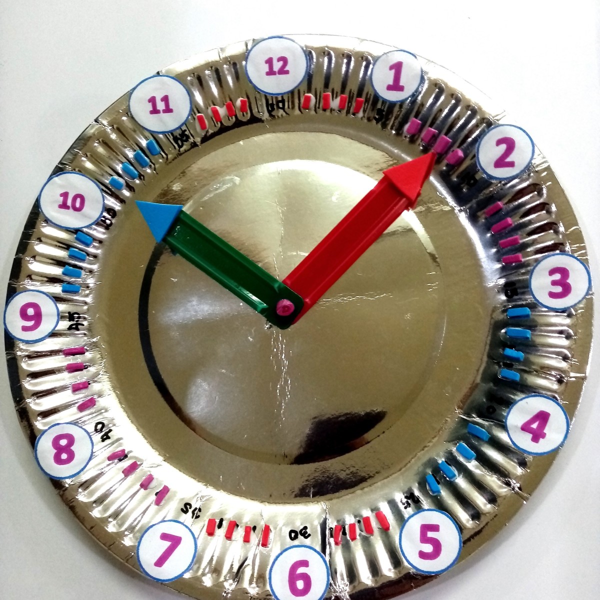 Manual Clock Made From Scraps | ThriftyFun