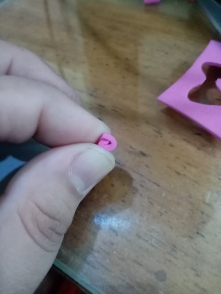 A small piece of foam.