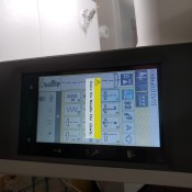 The screen of a Janome Memory Craft.