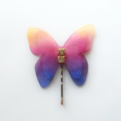 The completed butterfly hairpin.