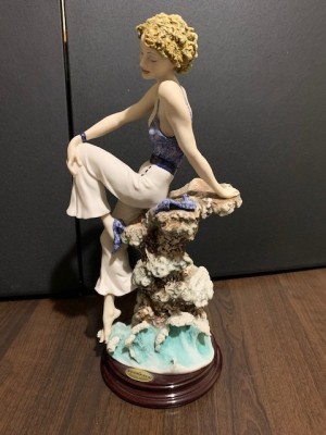 A ceramic figurine.