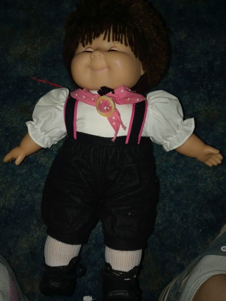 A boy Cabbage Patch doll.