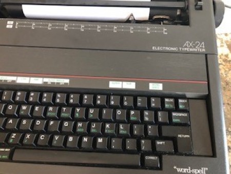 An electric typewriter.