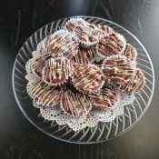 A plate of peanut drops.