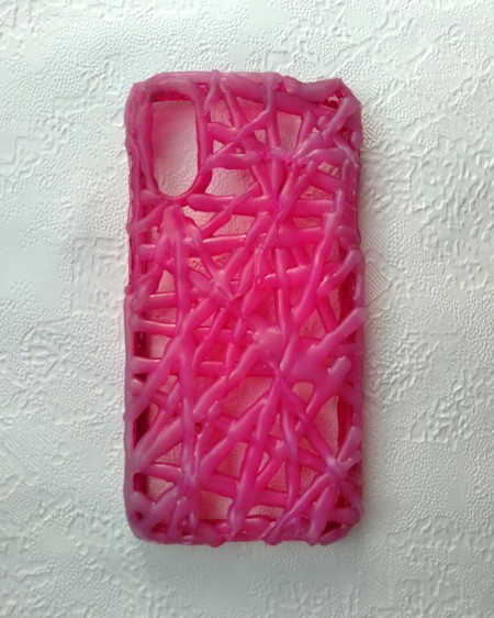 The finished phone case.