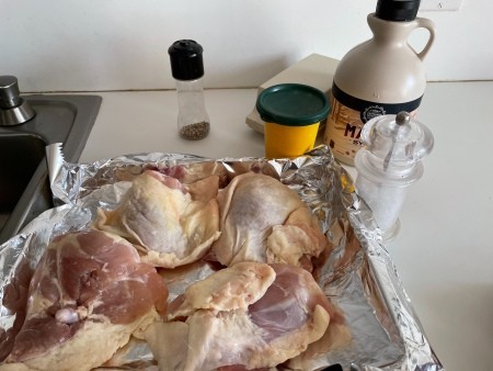 Ingredients for Maple-Lemon Chicken