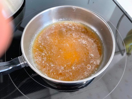 The maple lemon glaze for the chicken.