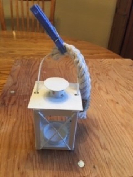 A decorative lantern.