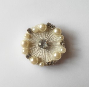 The completed brooch.