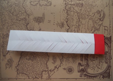 Adding in a piece of paper to contrast.