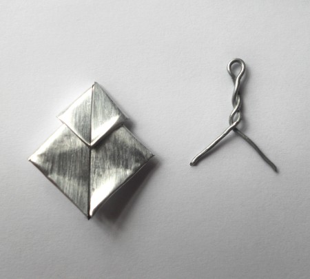 Combining the two squares and adding a wire loop.