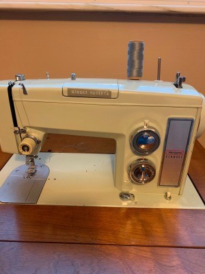 A Kenmore sewing machine.