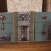 A decorated Key and Wallet Holder Decor