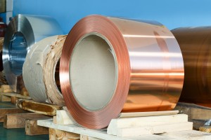 A roll of copper foil.