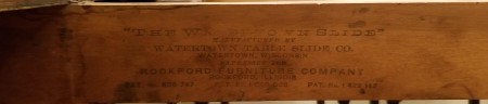 Information About Rockford Furniture/Watertown Slide Table?