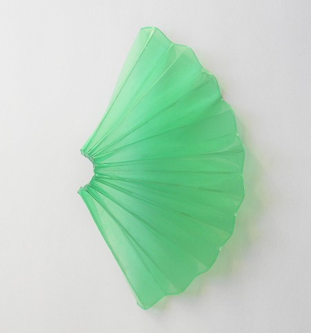 The folded plastic melted together on the bottom.