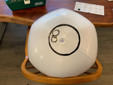 drawing the eye pupil.