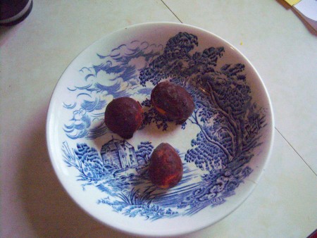 Chocolate covered kumquats.