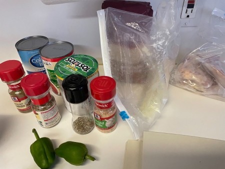 Ingredients for Chicken Sofrito