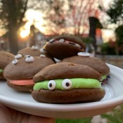 Halloween Gingerbread Whoopie Pies