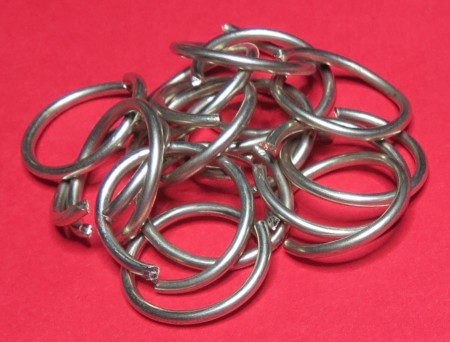 A collection of jump rings.