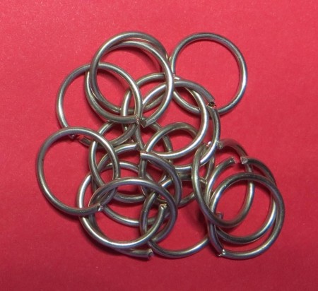 A collection of jump rings.