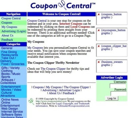 ThriftyFun Website 1998