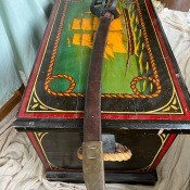 The old chest and the sword.