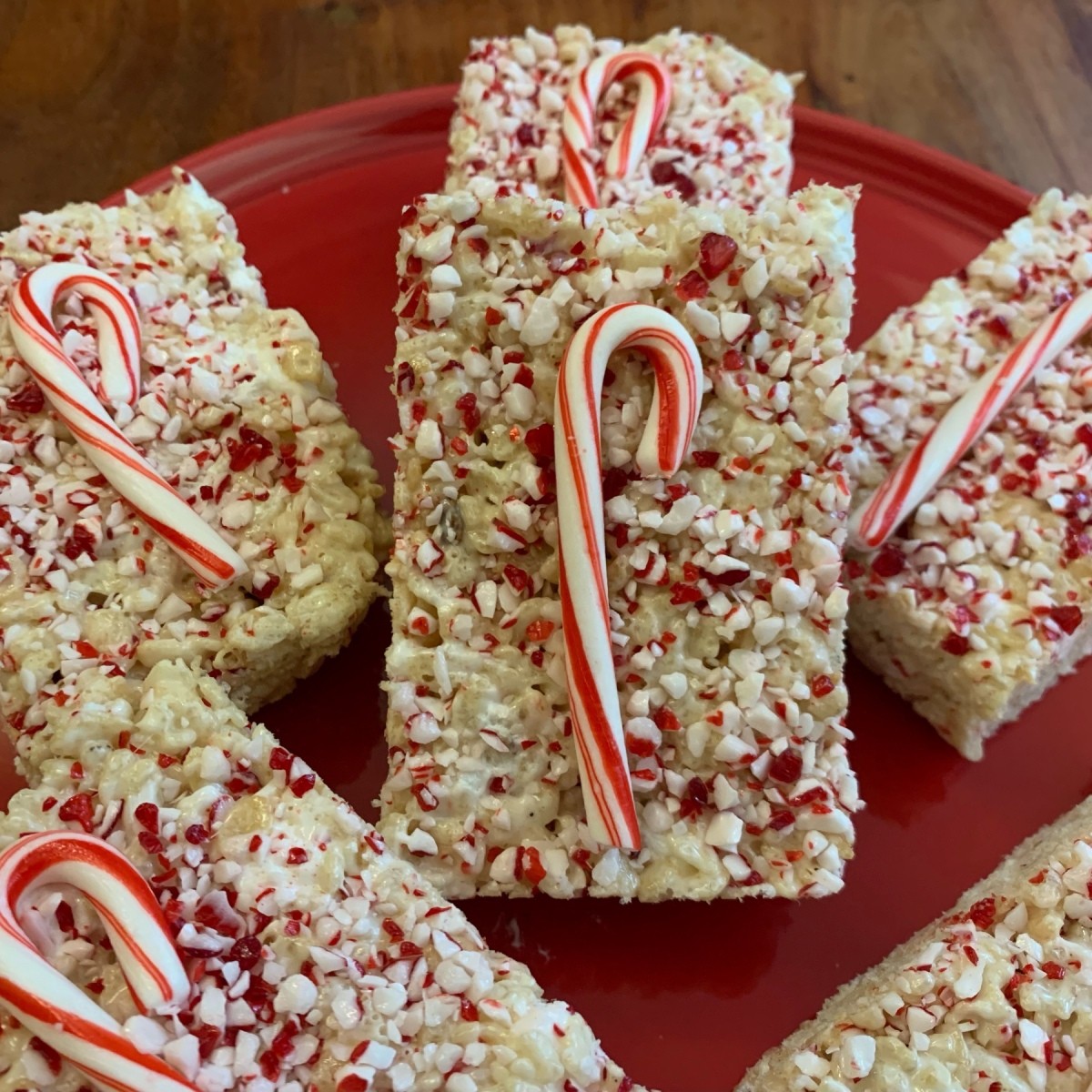 Candy Cane Rice Krispie Treats My Frugal Christmas