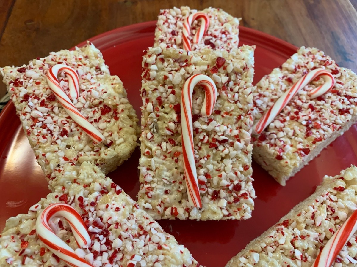 Candy Cane Rice Krispie Treats My Frugal Christmas