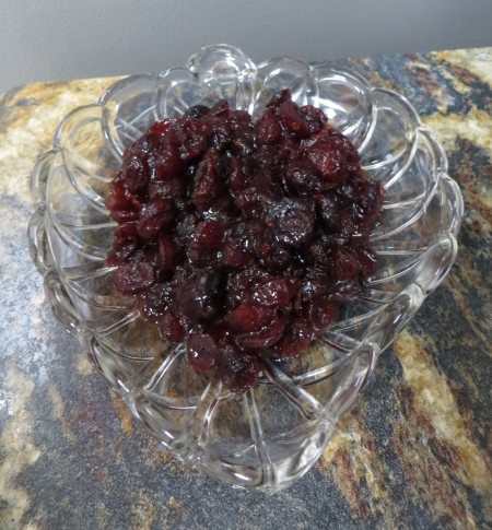 Cranberry Sauce Made From Dried Cranberries