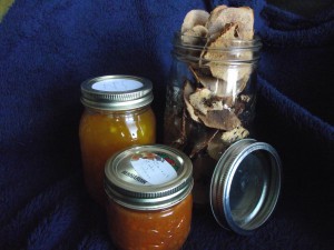 A collection of handmade food gifts.