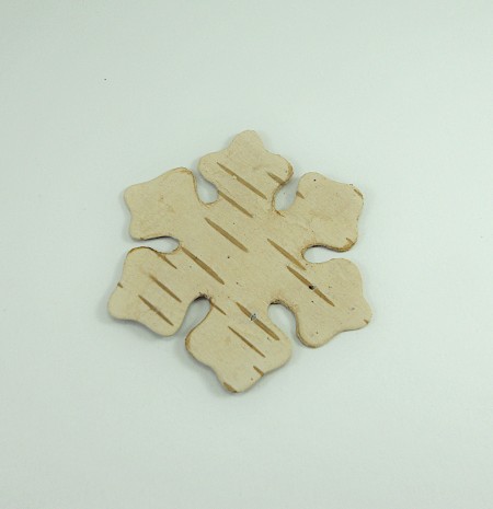 The birch bark snowflake.