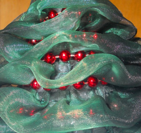 Finished tree showing detail