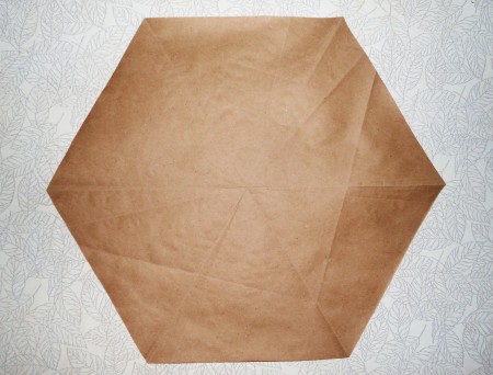 Paper hexagon template