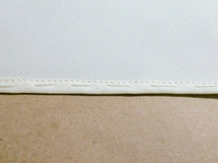 Close up of hemming