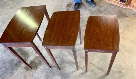 The tables from the side.