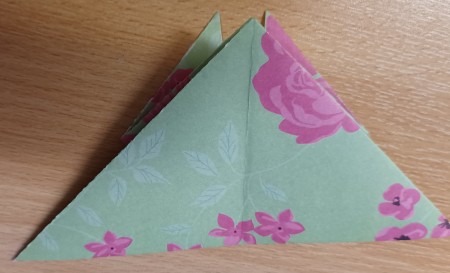 The folded triangle.