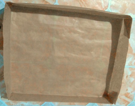 Creating a form from baking paper