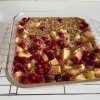 The finished Cranberry Apple Oat and Quinoa Breakfast Bake