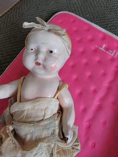 An old baby doll.