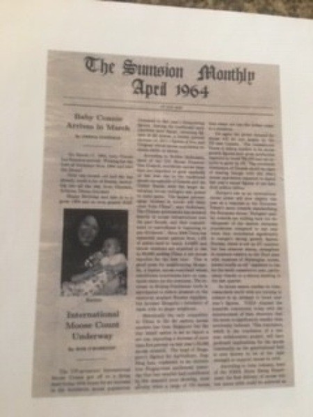 An old newspaper page.