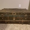 An old steamer chest.