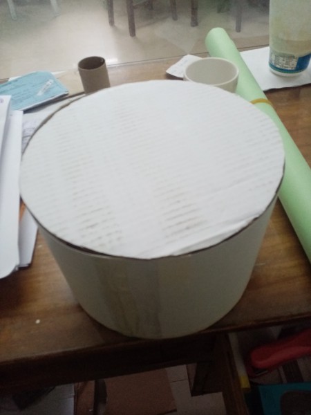 Adding the next circle to the top.