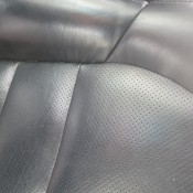 Leather upholstery in a car.