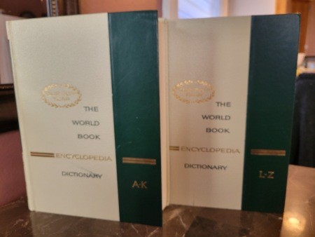 The front of two dictionaries.